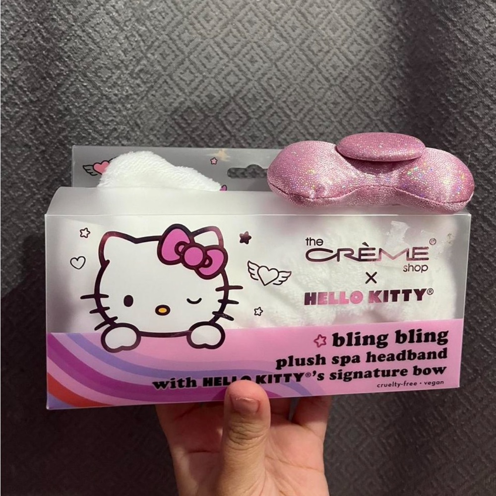 Hello Kitty Pink Plush Headband